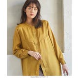 サテンロングシャツワンピース レディース ロング | KOBE LETTUCE | 詳細画像10