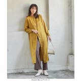 サテンロングシャツワンピース レディース ロング | KOBE LETTUCE | 詳細画像11