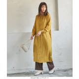 サテンロングシャツワンピース レディース ロング | KOBE LETTUCE | 詳細画像12