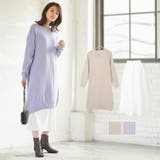 [2点セット] レイヤードニットワンピース [E2652]レディース | KOBE LETTUCE | 詳細画像1 