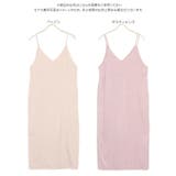 サテンバックスリットキャミワンピース レディース ロング | KOBE LETTUCE | 詳細画像12