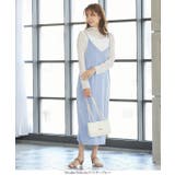 サテンバックスリットキャミワンピース レディース ロング | KOBE LETTUCE | 詳細画像8