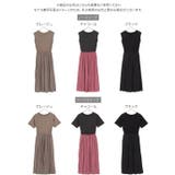 プリーツ切替えドッキングワンピース レディース ワンピ | KOBE LETTUCE | 詳細画像8
