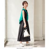 プリーツ切替えドッキングワンピース レディース ワンピ | KOBE LETTUCE | 詳細画像7