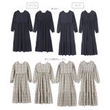 前後2WAYティアードワンピース レディース ロング丈 | KOBE LETTUCE | 詳細画像32