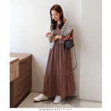 前後2WAYティアードワンピース レディース ロング丈 | KOBE LETTUCE | 詳細画像13