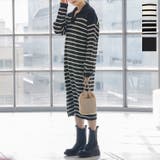 セーラーカラーニットワンピース レディース ワンピ | KOBE LETTUCE | 詳細画像1
