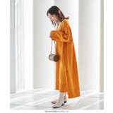 ライン り襟付きニットマキシワンピース レディース | KOBE LETTUCE | 詳細画像7