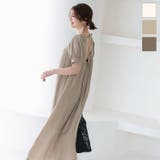バックオープンマキシワンピース バックシャン バックオープン | KOBE LETTUCE | 詳細画像1