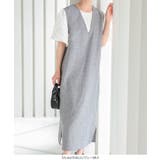 前後2wayリネンライクジャンスカワンピース レディース ロング丈 | KOBE LETTUCE | 詳細画像9