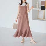 バックゴム入りマーメイドワンピース 秋 秋服 | KOBE LETTUCE | 詳細画像1