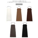 選べる2タイプ カットジョーゼットストレートキャミワンピース［E3143］ | KOBE LETTUCE | 詳細画像15 