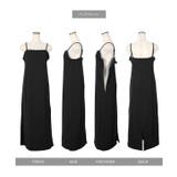 選べる2タイプ カットジョーゼットストレートキャミワンピース［E3143］ | KOBE LETTUCE | 詳細画像17 