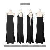 選べる2タイプ カットジョーゼットストレートキャミワンピース［E3143］ | KOBE LETTUCE | 詳細画像19 