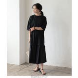 裾切替え異素材ドッキングワンピース［E3147］ | KOBE LETTUCE | 詳細画像10 