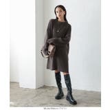 ルーズシルエットニットミニワンピース［E3176］ | KOBE LETTUCE | 詳細画像11 