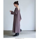 前後2way袖フレアロングワンピース［E3219］ | KOBE LETTUCE | 詳細画像5 