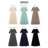 SNSで話題 選べる袖丈&ネックタイプ フィット&フレアニットワンピース | KOBE LETTUCE | 詳細画像21