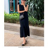 アンチピリング 裾フレア ニットワンピース | KOBE LETTUCE | 詳細画像6 