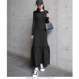 [ Aimiさんコラボ ]裾フリルリブニットワンピース［E3301］ | KOBE LETTUCE | 詳細画像12 