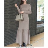 [ Aimiさんコラボ ]裾フリルリブニットワンピース［E3301］ | KOBE LETTUCE | 詳細画像15 