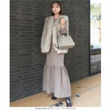 [ Aimiさんコラボ ]裾フリルリブニットワンピース［E3301］ | KOBE LETTUCE | 詳細画像17 