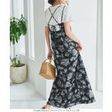 総柄ダブルストラップキャミワンピース［E3311］ | KOBE LETTUCE | 詳細画像10 