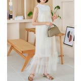 チュールフリルキャミワンピース［E3325］ | KOBE LETTUCE | 詳細画像1 