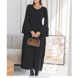 フレアスリーブニットワンピース［E3341］ | KOBE LETTUCE | 詳細画像2 