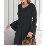 フレアスリーブニットワンピース［E3341］ | KOBE LETTUCE | 詳細画像3 