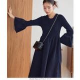 フレアスリーブニットワンピース［E3341］ | KOBE LETTUCE | 詳細画像9 