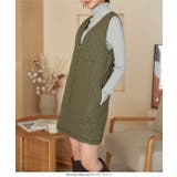 中綿キルティングジャンスカミニワンピース［E3346］ | KOBE LETTUCE | 詳細画像9 