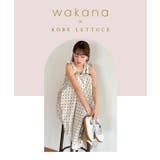 [ わかなさんコラボ ] ショルダーリボンキャミワンピース［E3354］ | KOBE LETTUCE | 詳細画像2 