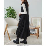 切替ディープVネックジャンスカワンピース［E3366］ | KOBE LETTUCE | 詳細画像5 