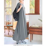 接触冷感 × シワ防止加工付きカットソーワンピースゆったり | KOBE LETTUCE | 詳細画像6