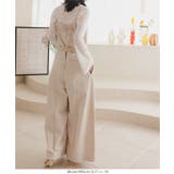 ベルト付きベアワイドオールインワン［E3409］ | KOBE LETTUCE | 詳細画像7 