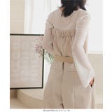 ベルト付きベアワイドオールインワン［E3409］ | KOBE LETTUCE | 詳細画像8 