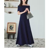 マルチway フィット＆フレアオフショルニットワンピース［E3410］ | KOBE LETTUCE | 詳細画像10 