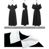 ビッグカラー配色ワンピース［E3412］ | KOBE LETTUCE | 詳細画像7 