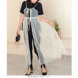 胸元リボンチュールキャミワンピース［E3426］ | KOBE LETTUCE | 詳細画像5 