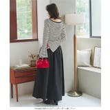 フレアスリーブニットトップスドッキングワンピース［E3449］ | KOBE LETTUCE | 詳細画像9 