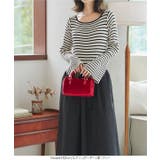 フレアスリーブニットトップスドッキングワンピース［E3449］ | KOBE LETTUCE | 詳細画像10 