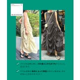 [ 春名亜美さんコラボ ]シャーリングフリルワンピース［E3455］ | KOBE LETTUCE | 詳細画像7 