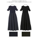 エンボスドッキングリブニットワンピース［E3489］ | KOBE LETTUCE | 詳細画像8 