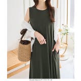 汗じみ防止 UVカット カップ付きノースリーブワンピース | KOBE LETTUCE | 詳細画像16