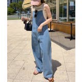 前後2wayデニムオールインワン［E3524］ | KOBE LETTUCE | 詳細画像1 