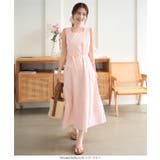 シュシュ付き スクエアネックロングワンピース［E3525］セット ワンピース | KOBE LETTUCE | 詳細画像9 