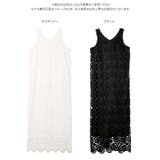 バックリボンフラワーレースワンピース ワンピース ノースリ | KOBE LETTUCE | 詳細画像11 