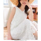 バックリボンフラワーレースワンピース ワンピース ノースリ | KOBE LETTUCE | 詳細画像5 