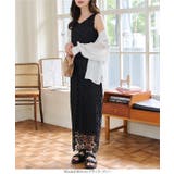 バックリボンフラワーレースワンピース ワンピース ノースリ | KOBE LETTUCE | 詳細画像10 